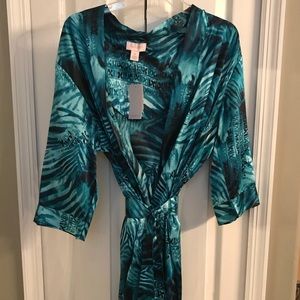 Teal/blue/green Satine Robe